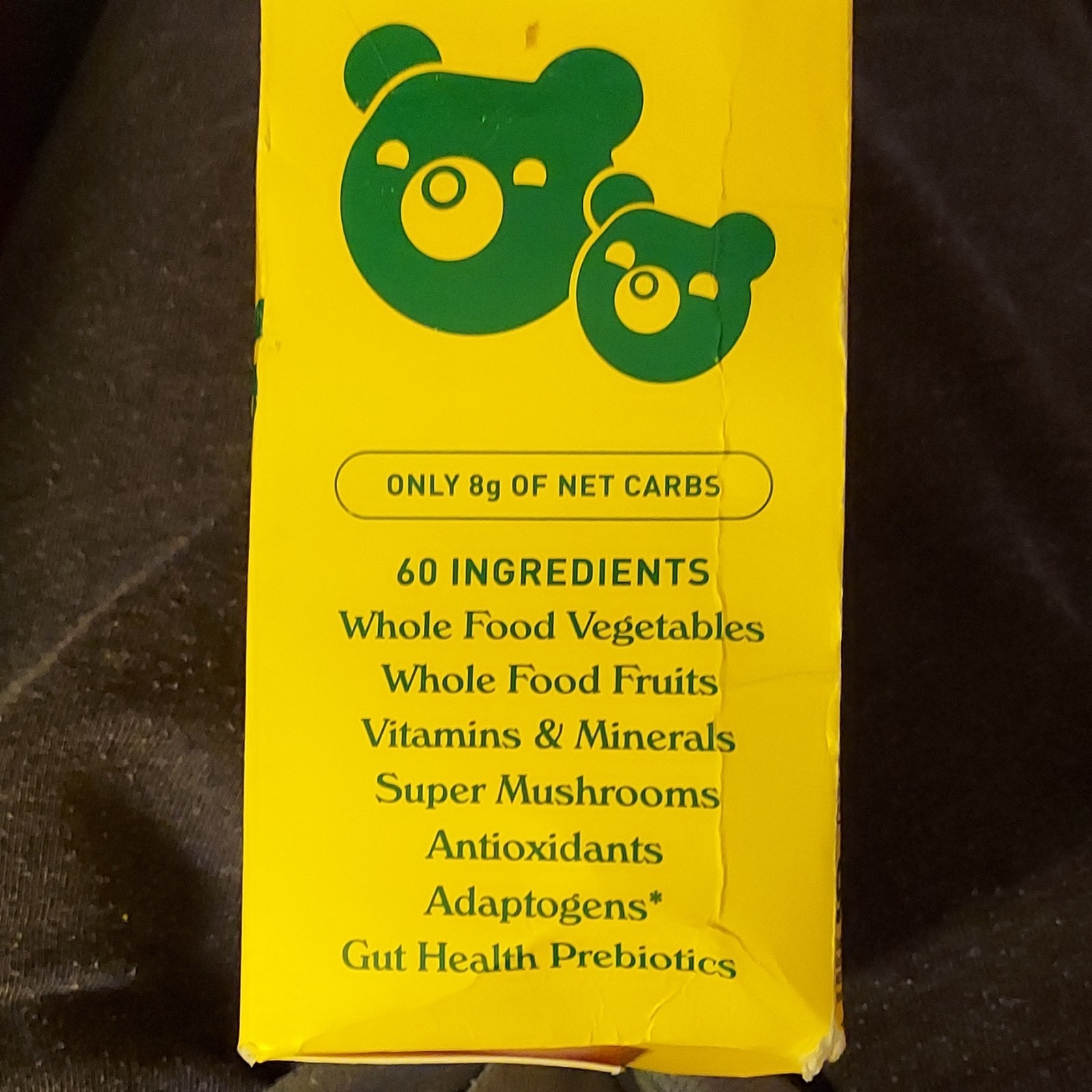grüns Cubs Superfoods Greens Gummies Kids General Wellness 72ct Vitamins A-C-D3