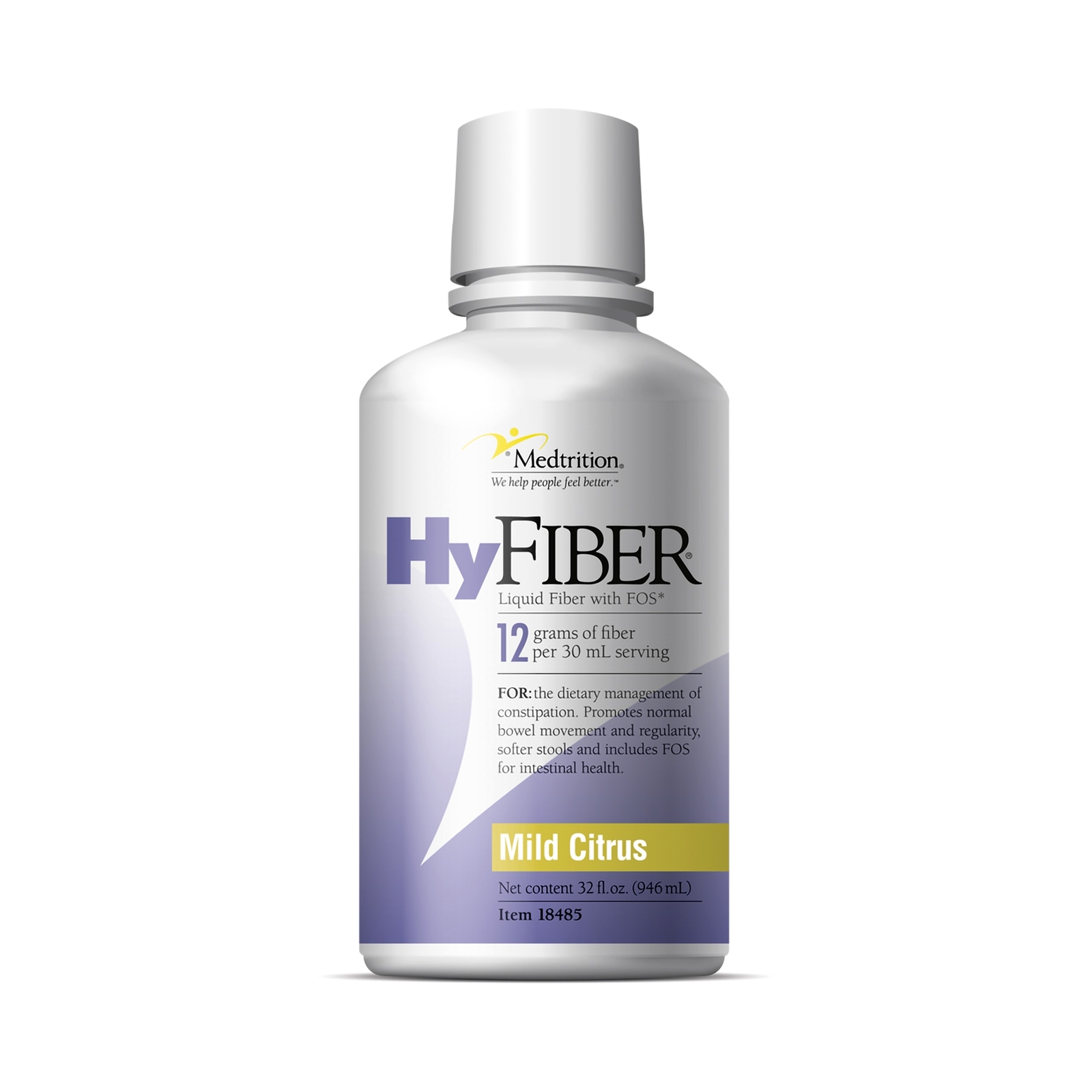 HyFiber with FOS Oral Supplement Citrus 32 oz Bottle