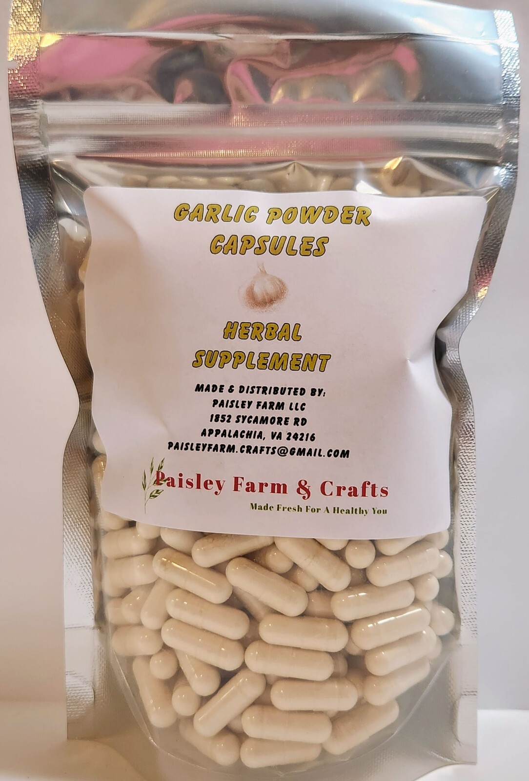Garlic Capsules – Made Fresh On Demand!