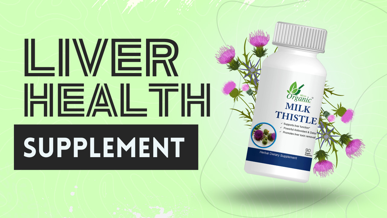 Milk Thistle Capsules Natural Liver Support & Detox Supplement Promote Digestion