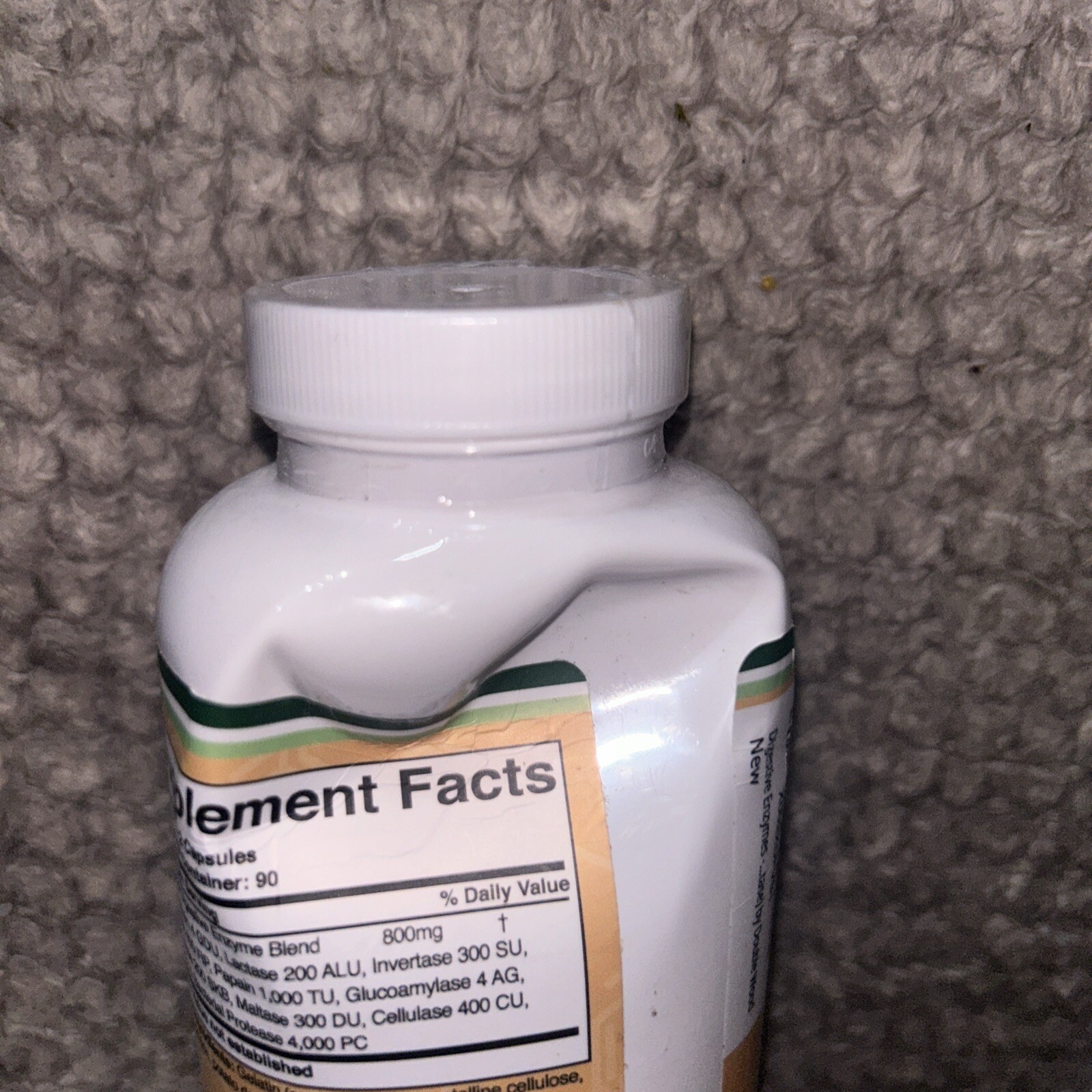 2 Double Wood Supplements Essential Digestive Enzymes, 800 mg, 180 Caps, Ex 3/26