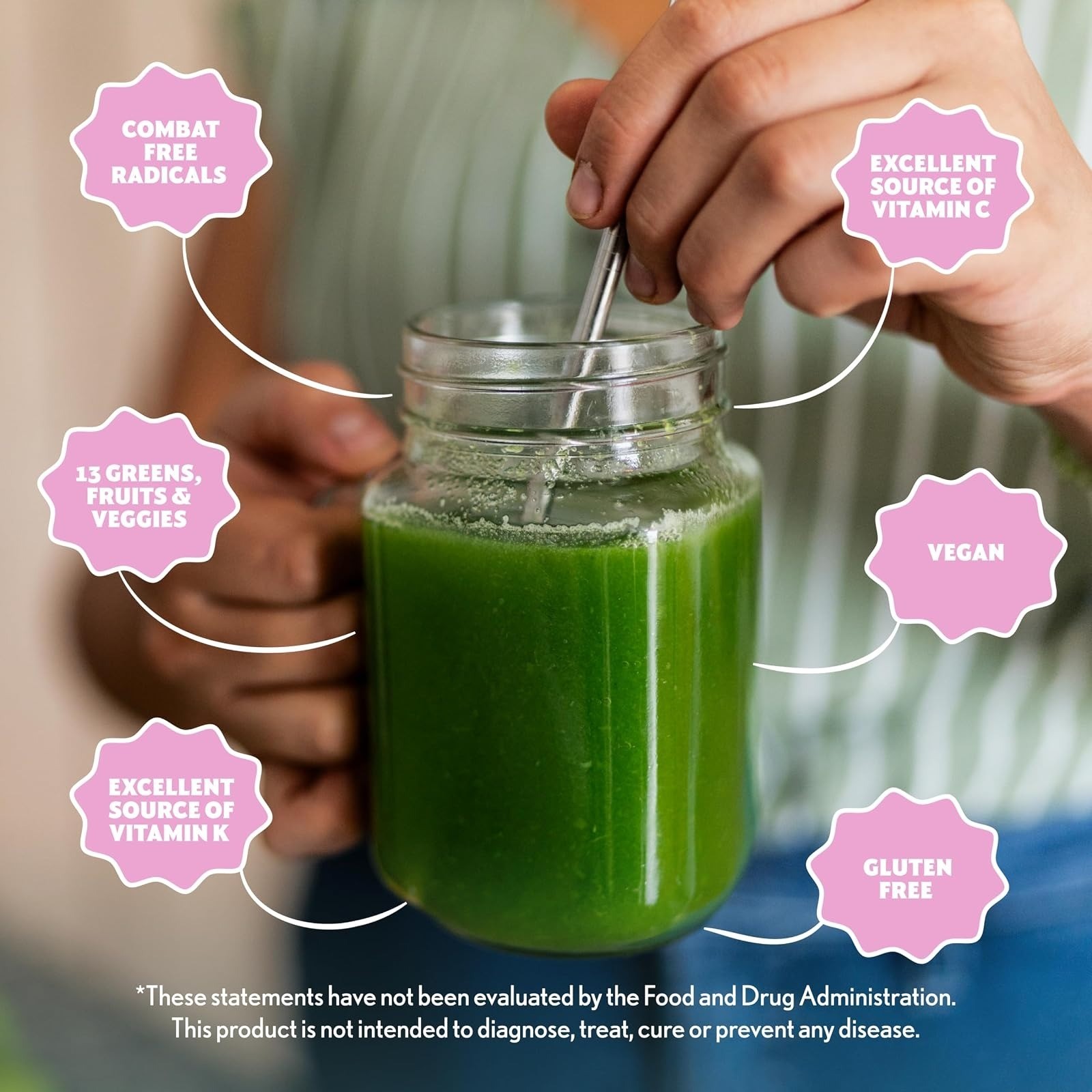 Amazing Grass Super Greens Powder Antioxidant Blend, 30 Servings