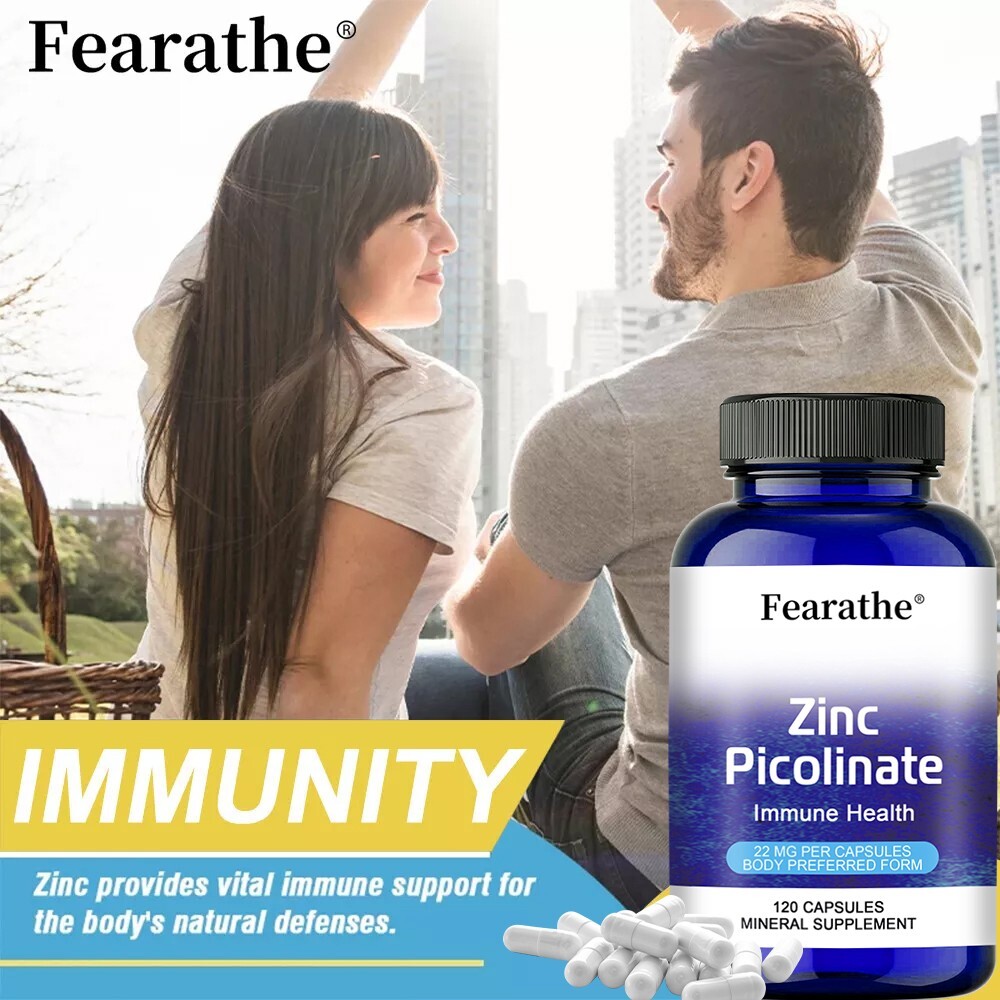 Zinc Picolinate 22mg | High Potency, Non-GMO | Immune Health