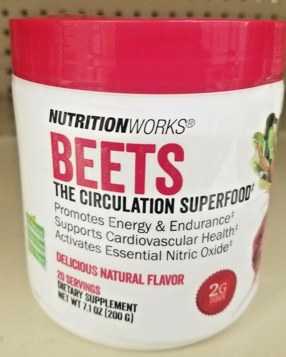 2 PACK NUTRITION WORKS BEETS THE CIRCULATION SUPER FOOD PROMOTES ENERGY