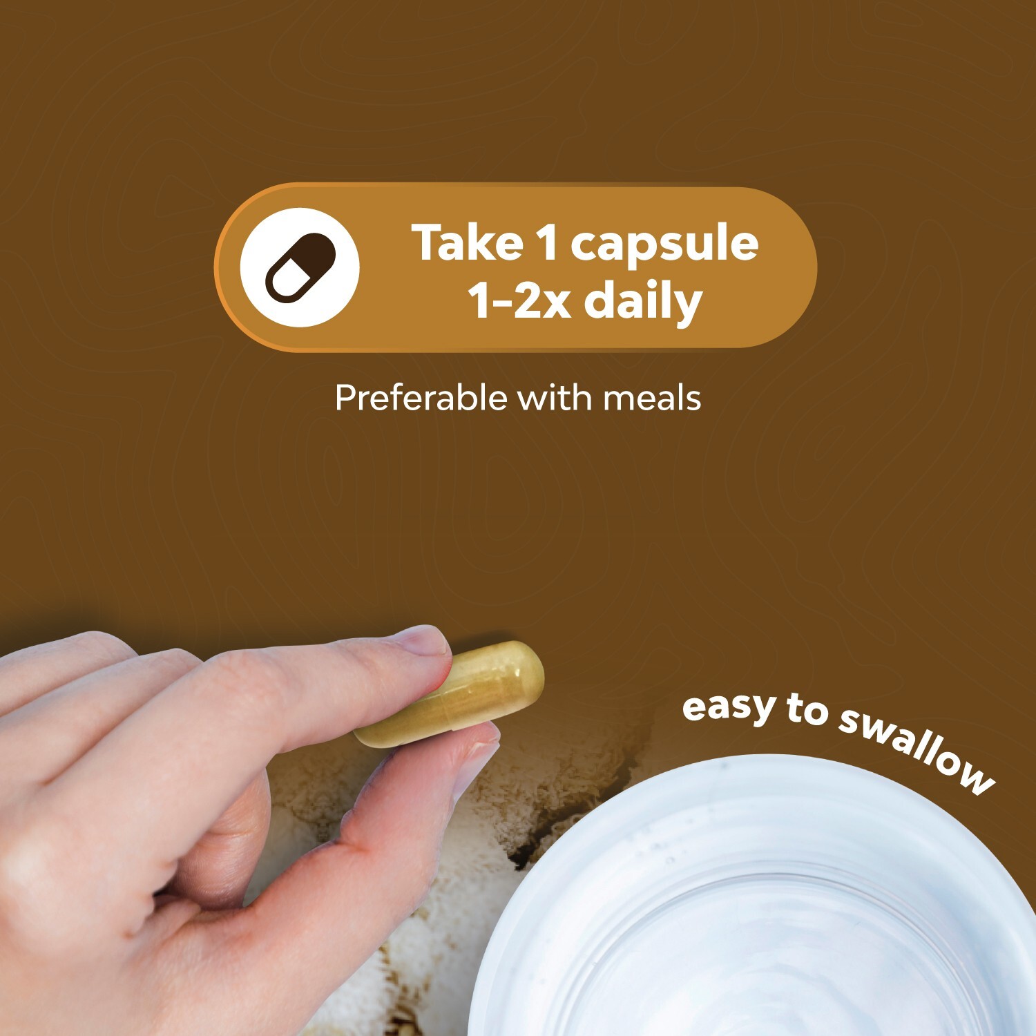 Nootropic Lions Mane Mushroom Capsules 120ct