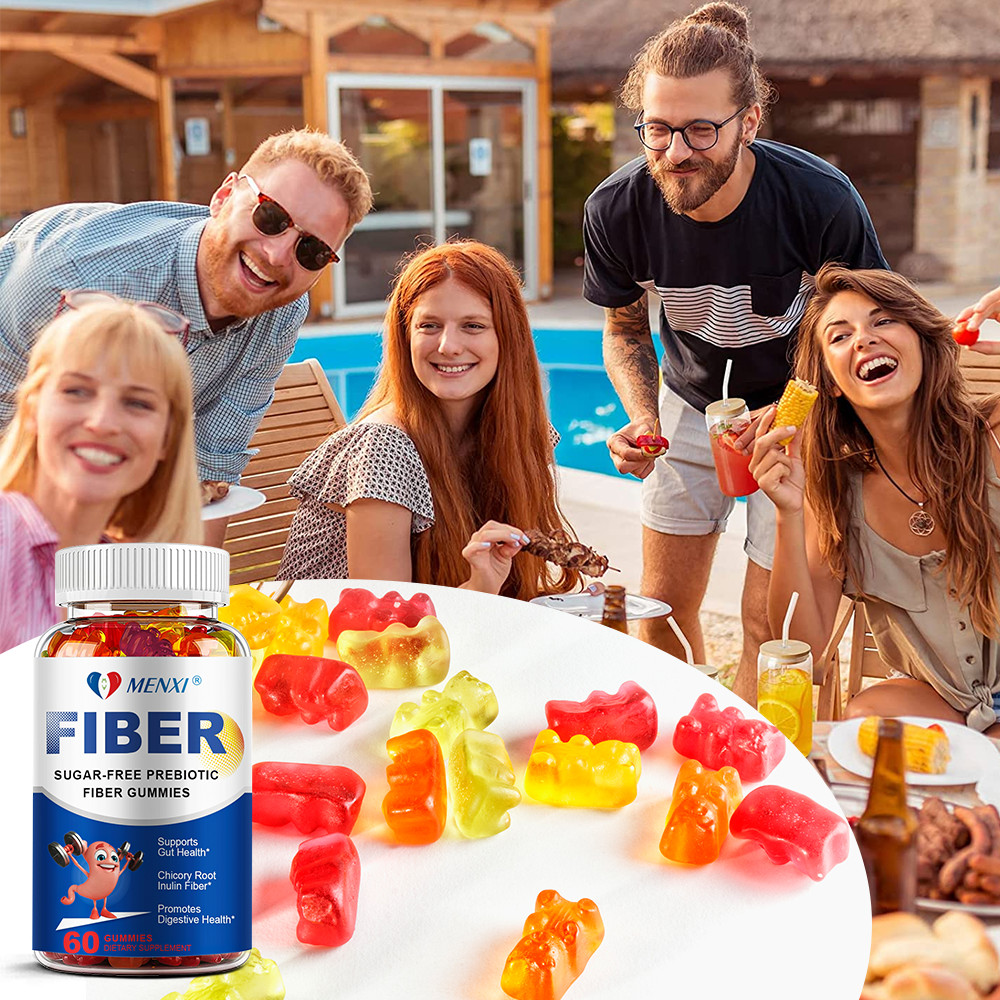 Fiber Gummies (Mixed Fruit Flavored) 60 Gummies – Dietary Fiber Supplement