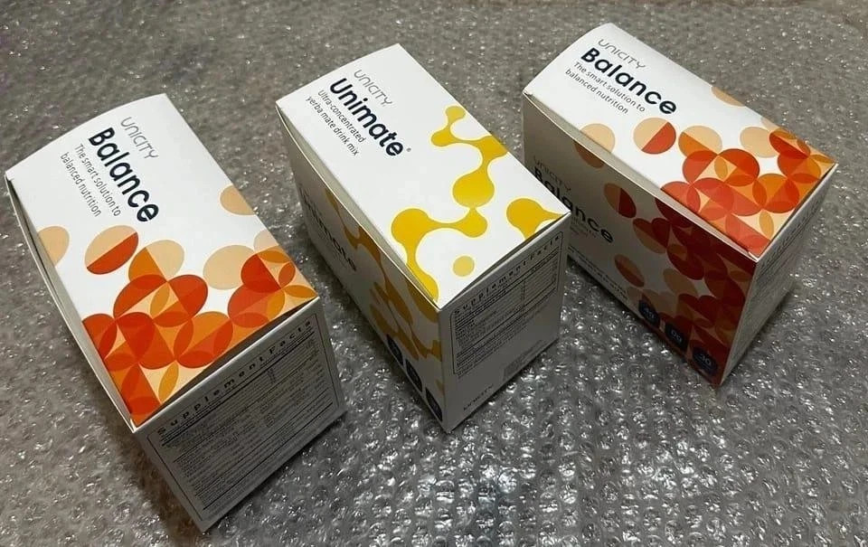 Pack Of 3-Unicity Balance 60ct + Unimate Lemon 30ct Combo (Free Shipping)