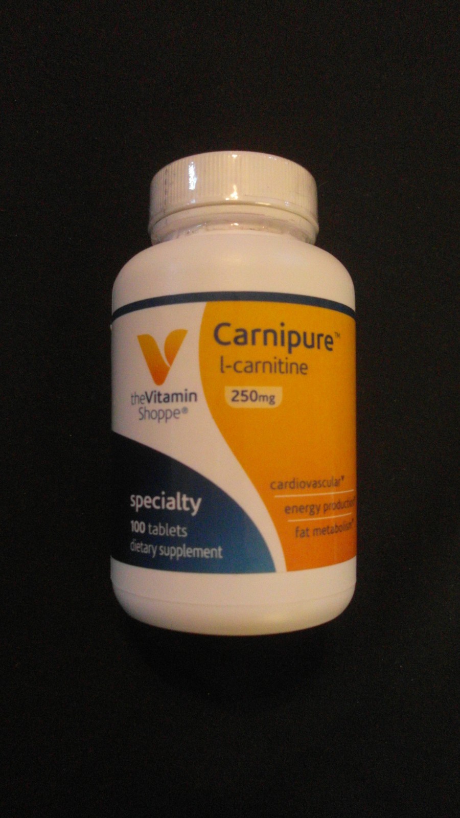 The Vitamin Shoppe Carnipure L-Carnitine 250 mg 100 Tablets Cardiovascular