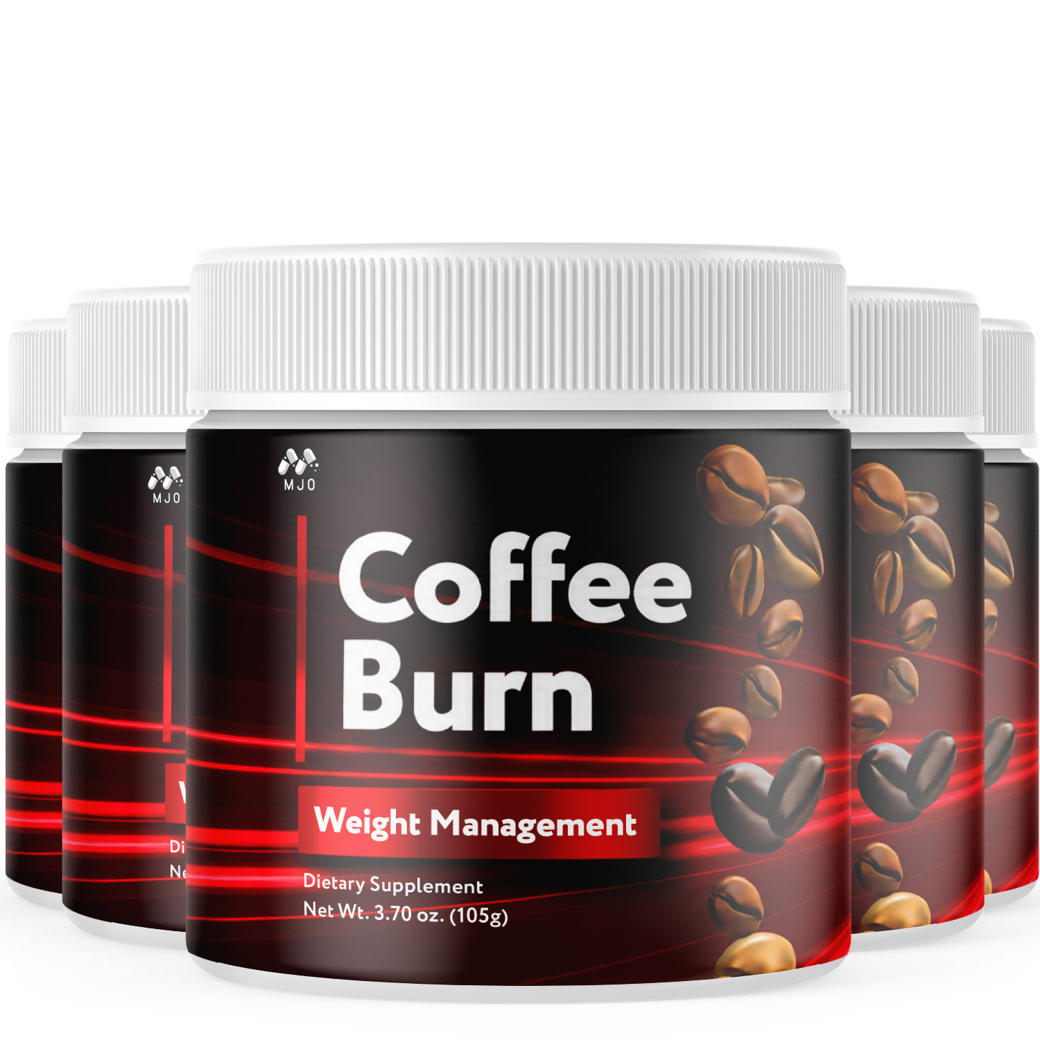 (5 Pack) Coffee Burn Powder Advanced Weight Management CoffeeBurn 150 Servings