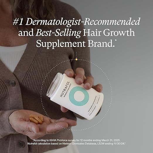 Nutrafol Women’s Balance Hair Growth Supplements, Ages 45 and Up,1 Pack