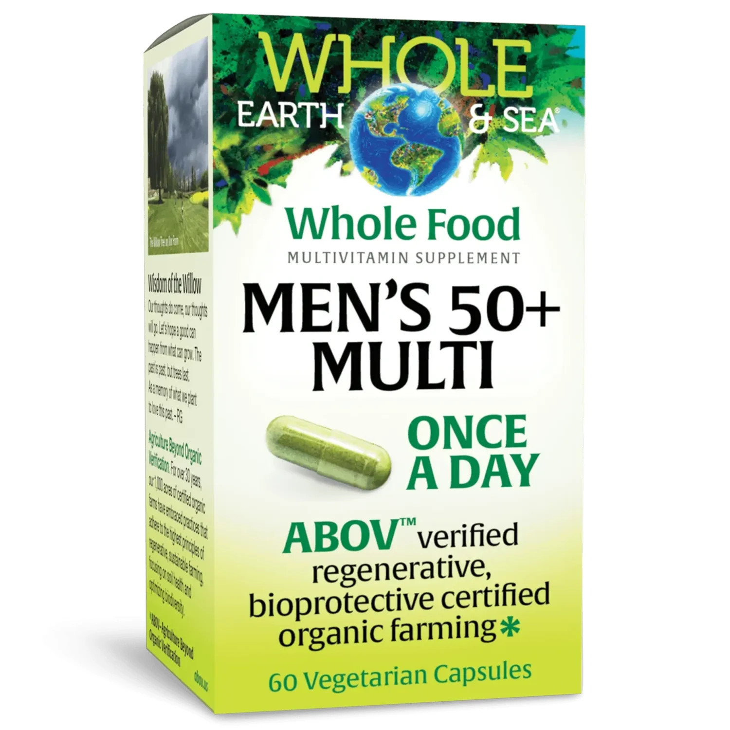 Natural Factors, Men’s 50+ Multi, Once a day, 60 Veg Cap