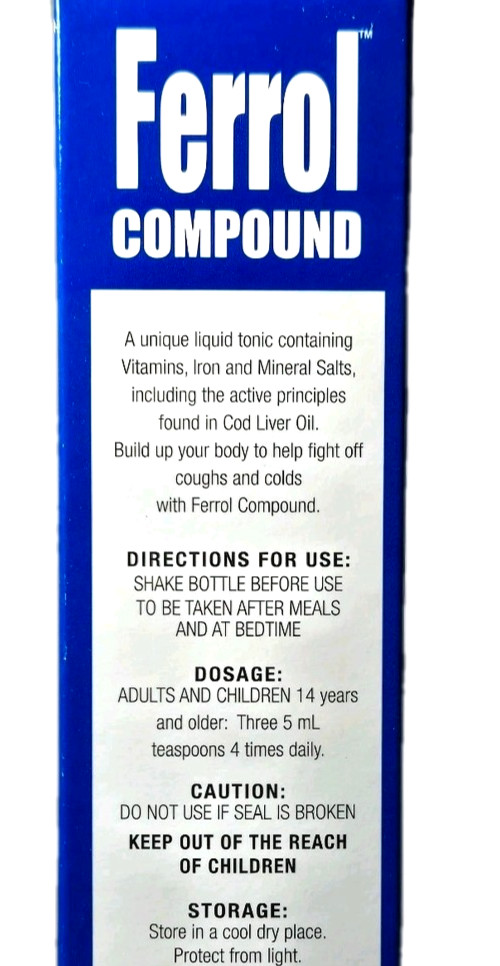 Ferrol Compound Liquid Tonic Cough & Cold Remedy 200ML Immune Support