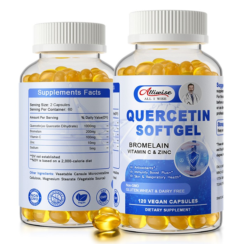 Quercetin 1000mg with Bromelain & Zinc – High Absorption Immune & Antioxidant