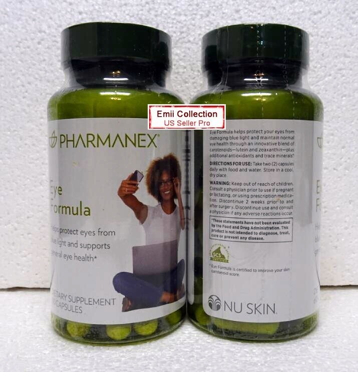 Nu Skin Nuskin Pharmanex Eye Formula 60 Capsules Sealed Bundle
