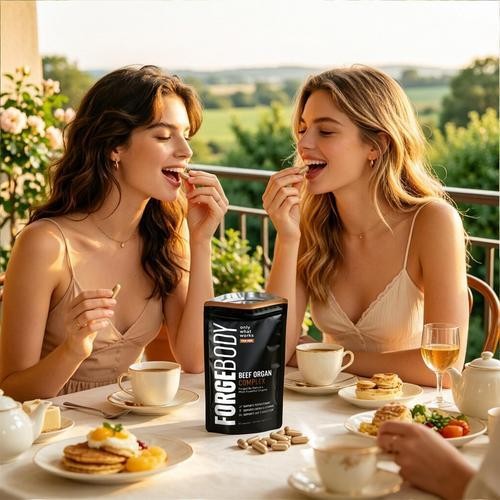 FORGEBODY Beef Organ Capsules Complex Supplement Supports Body Health & Brain