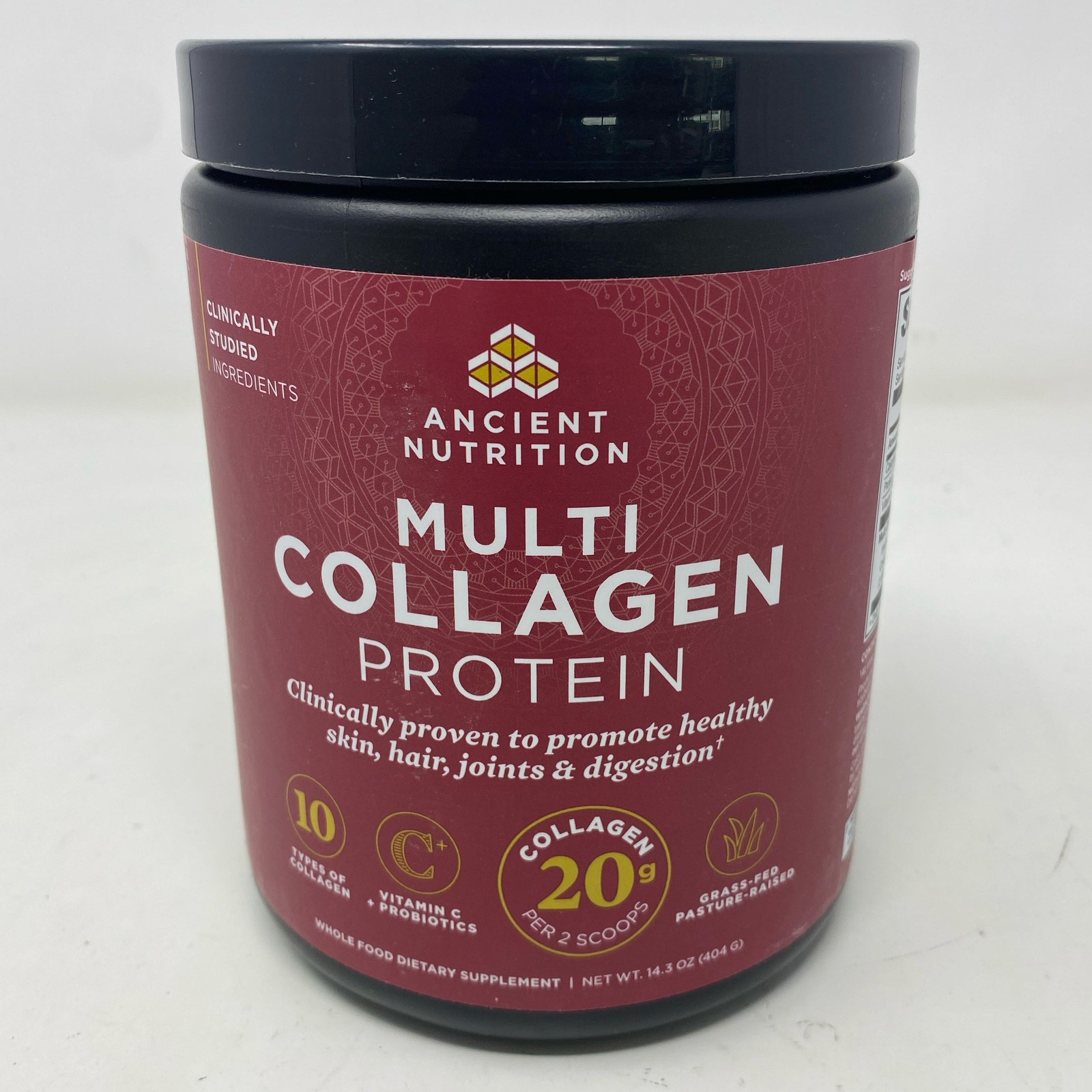 Ancient Nutrition Multi Collagen Protein Unflavored 40 Servings 14.3oz