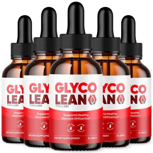(5 Pack) Glyco Lean Blood Support Drop GlycoLean Vitamin Supplement 150 Servings
