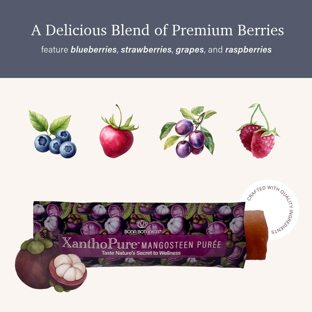 Bona Botanica XanthoPure Mangosteen Puree Jelly 30 satchets 26 oz / 750 g
