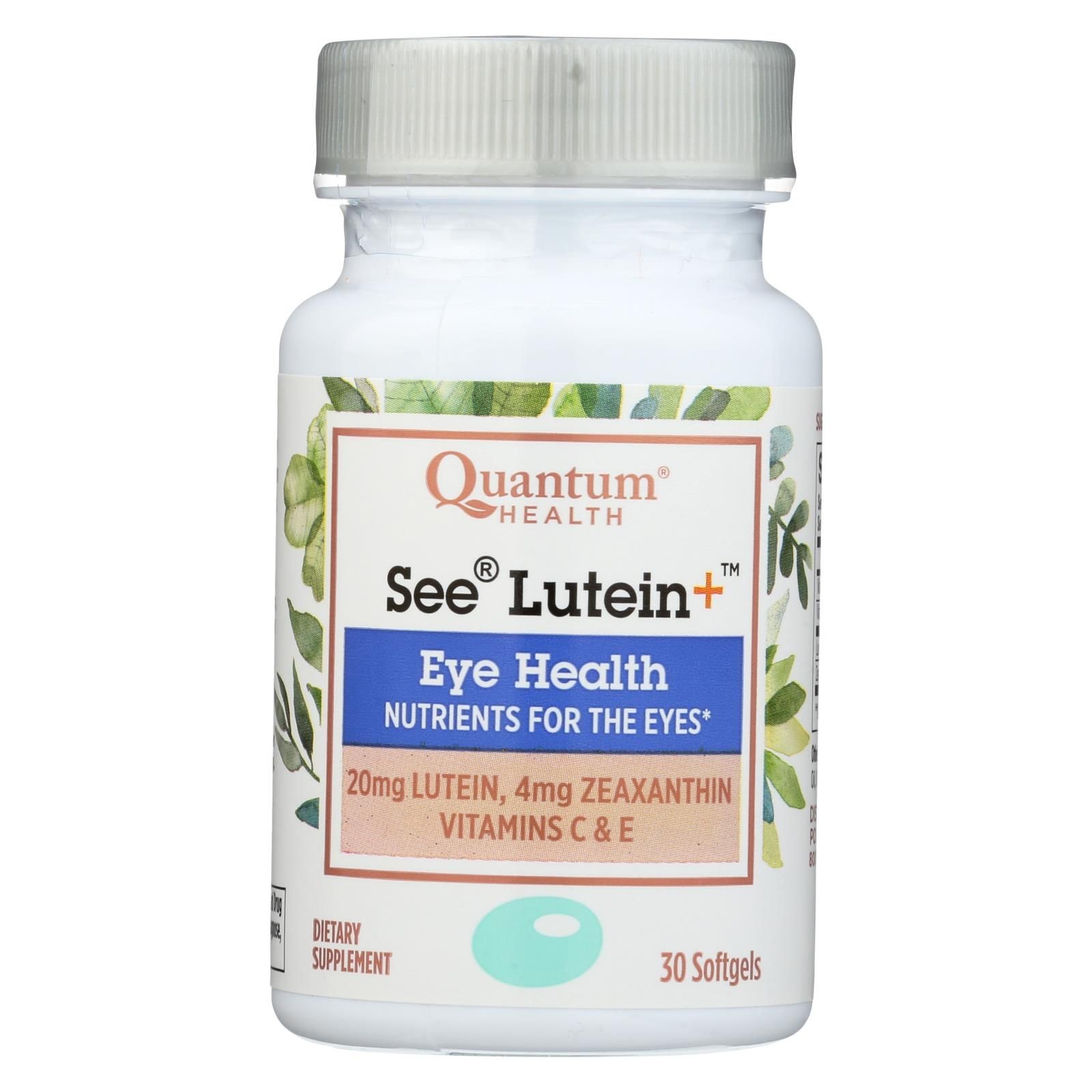 Quantum Research – See Lutein Eye Health – 1 Each – 30 Sgel