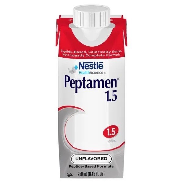 24 Count Nestle Peptamen 1.5 Unflavored Case Oral or Tube Feed exp JAN 27-JUN 27