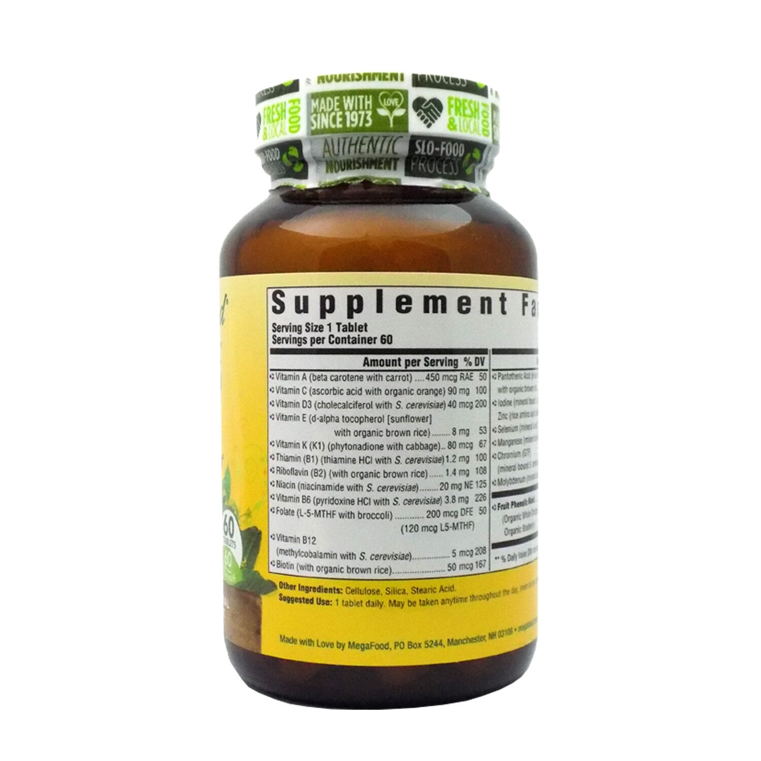 Mega Food Men Over 55 One Daily, 60 Tablets