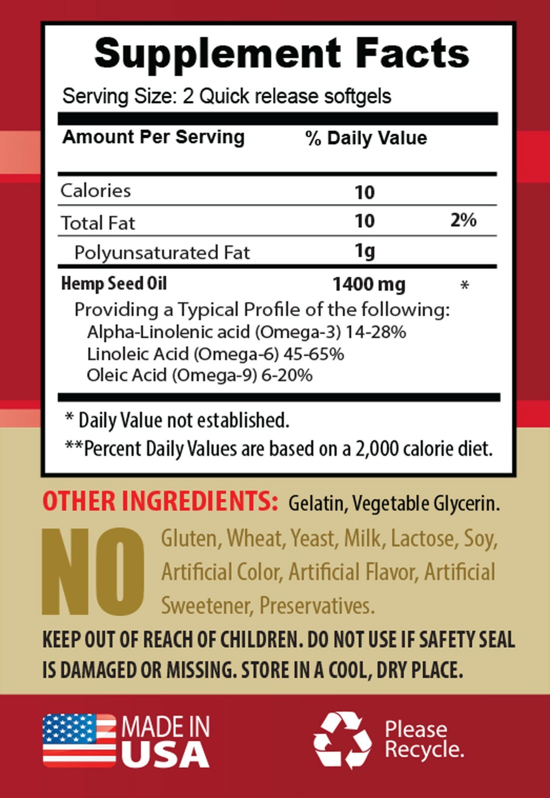 hemp seed oil supplement – ORGANIC HEMP SEED OIL 1400MG 3B- brain booster