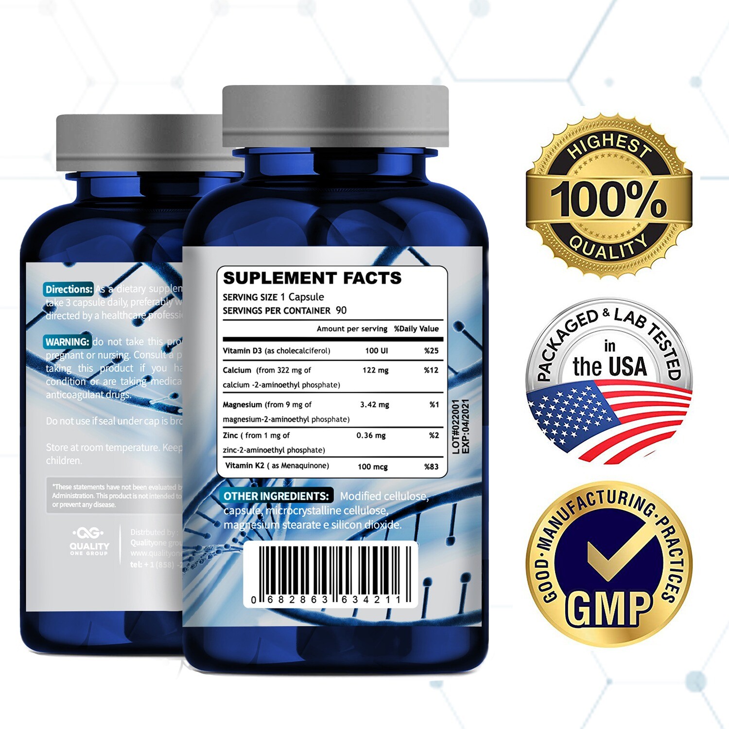 PHOSPHOETHANOLAMINE-Fosfoetanolamina – FORMULA ORIGINAL USP – MADE IN USA