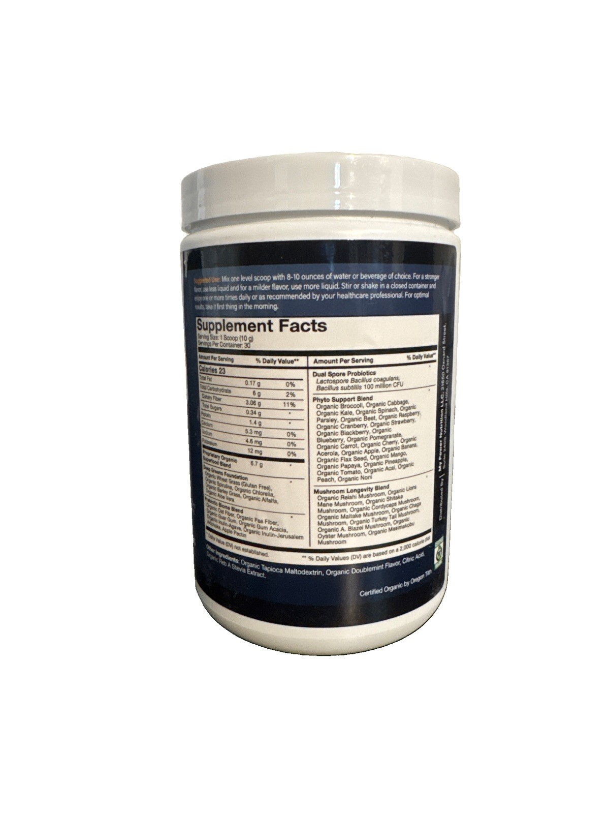 MYPOWER by Tony Horton PowerUp with 50 Unique Superfoods 300g 30 Servings NEW