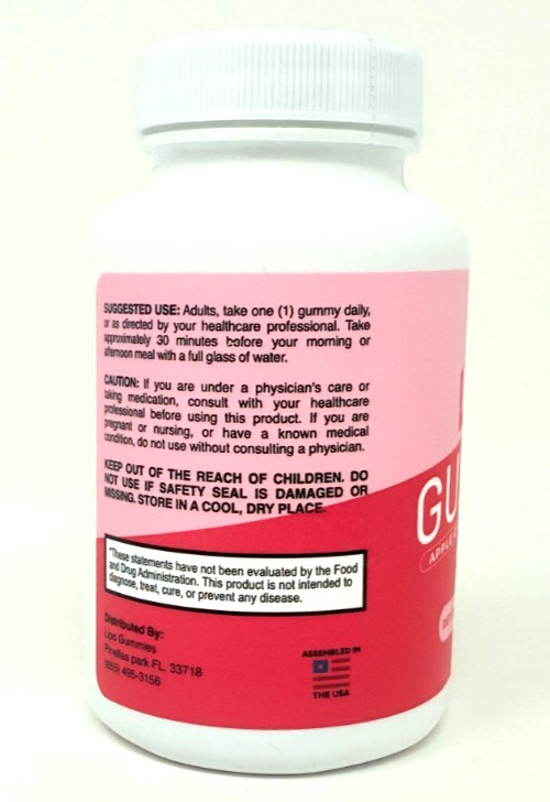 Lipo Gummies Apple Cider Vinegar Gummies 30 Count – New/Sealed! EXP 5/2026