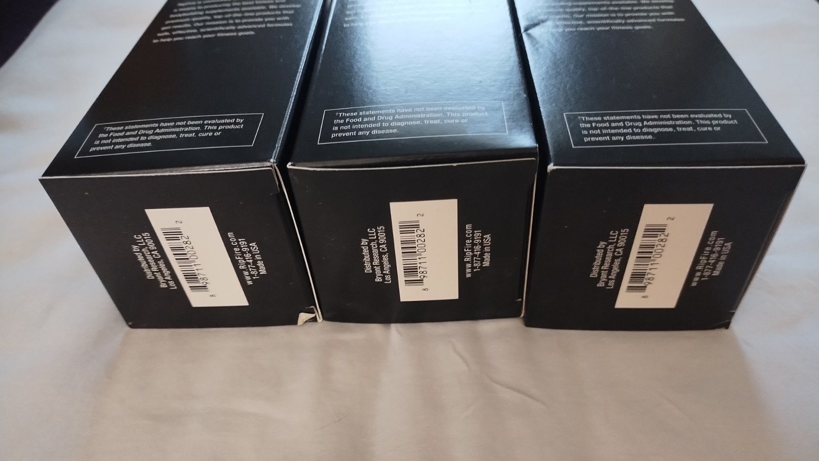 3X RipFire Xcelerate Pre-Workout Dietary Supplements 90 Tablets Each Full Energy