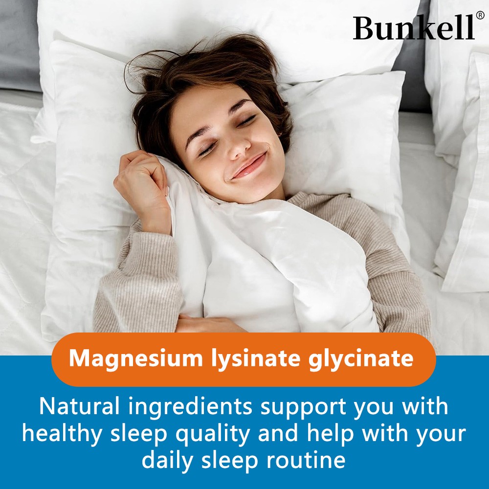 Magnesium Lysinate Glycinate Supplements Supports Muscle Relaxation 120 Capsules