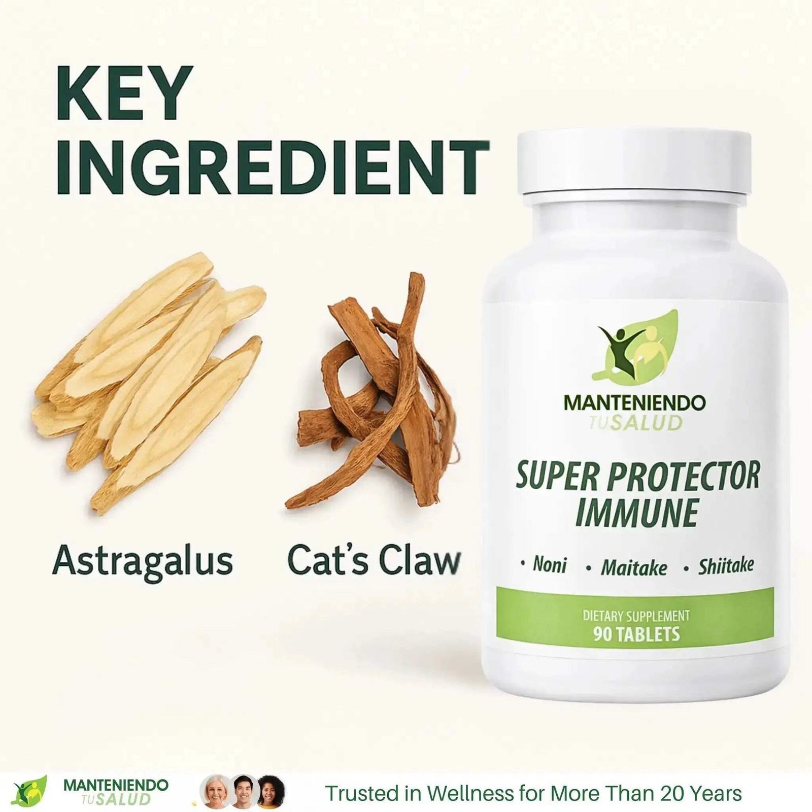 Manteniendo Tu Salud Super Protector Immune, Immune Support, 90 Tablet