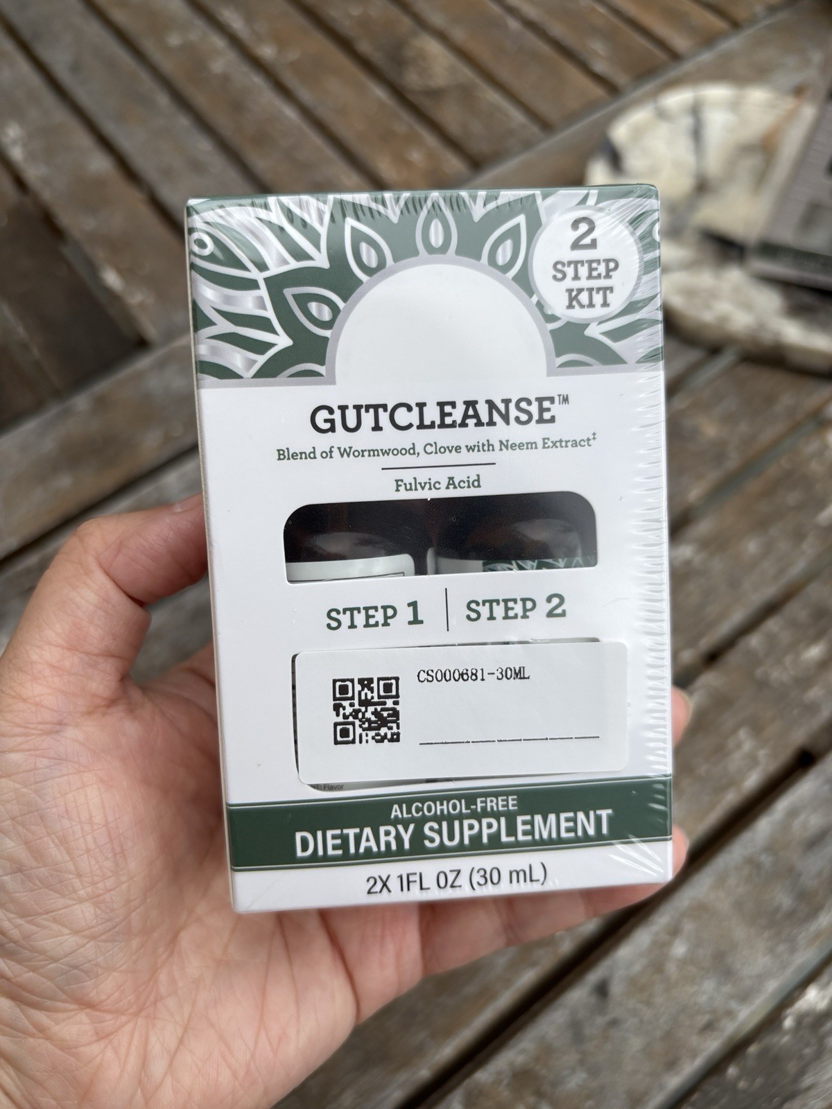 3X GutCleanse 2 Step Kit Fulvic Acid Liquid Alcohol-Free 2×1 fl oz Exp 05/2028