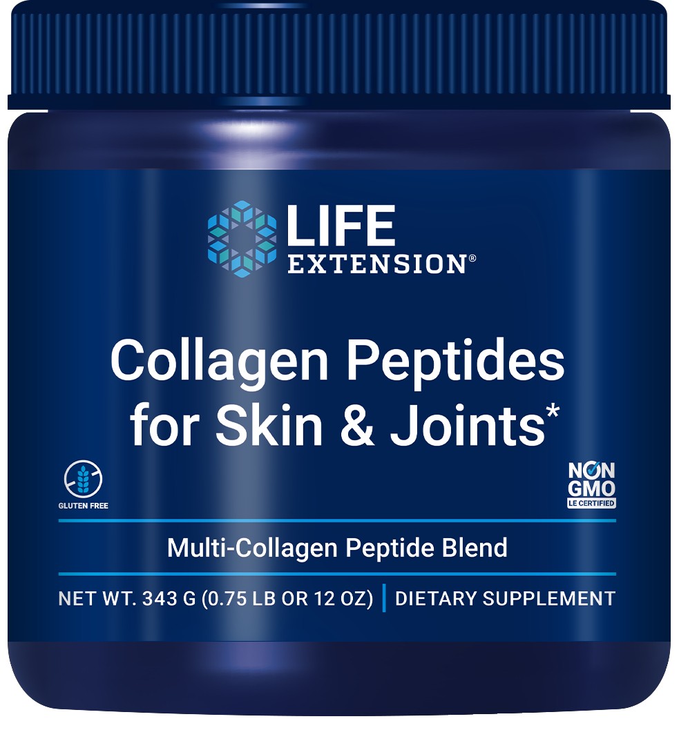 Life Extension Collagen Peptides for Skin & Joints 12 Oz Jar