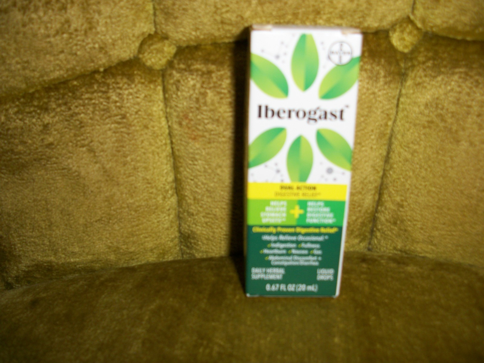 Iberogast Dual Action Digestive Relief Liquid Drops 0.67fl oz – Exp 8/2026