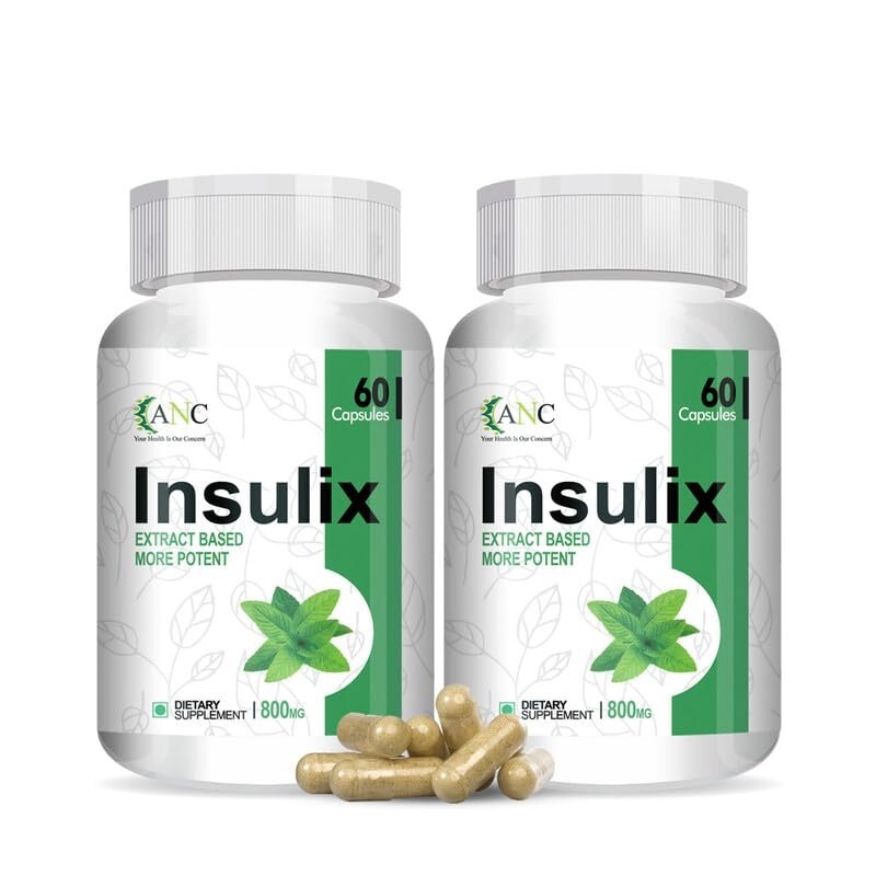 ANC Insulix Natural supplements with Gymnema Sylvestre Support Endocrine Health