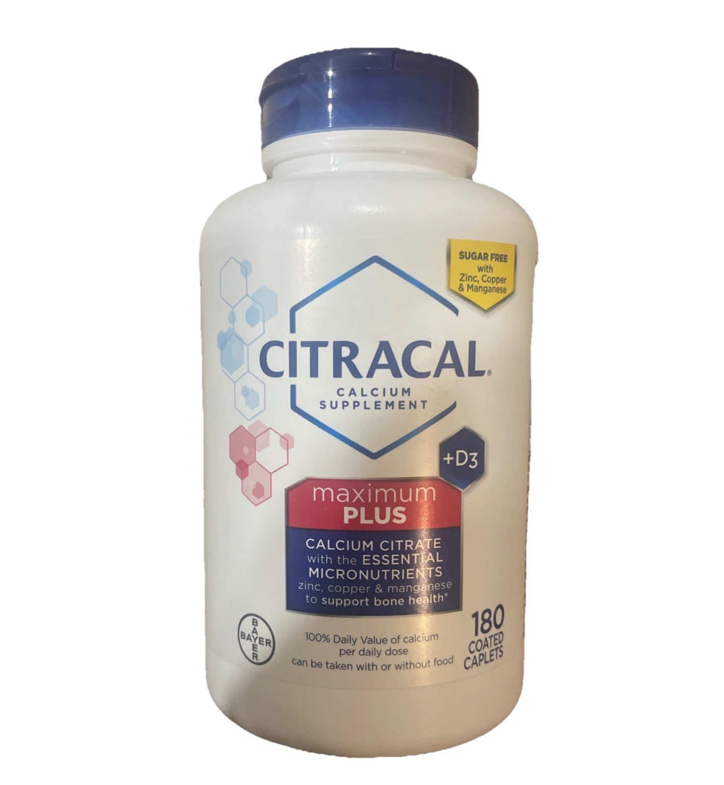 Citracal Maximum Plus Calcium Citrate With Vitamin D3- Caplets- 180ct