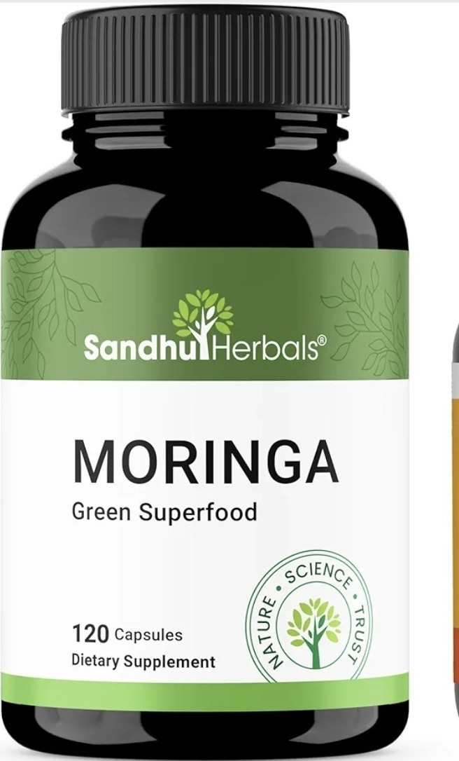 Sandhu Herbals Moringa Green Superfood 900mg 120 Capsules Dietary Supplement