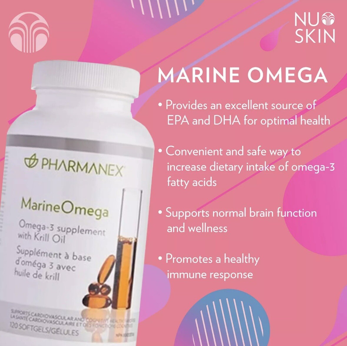 [2pk] Nu Skin NuSkin Pharmanex Marine Omega Exp 11/2025 US SELLER FAST SHIPPING