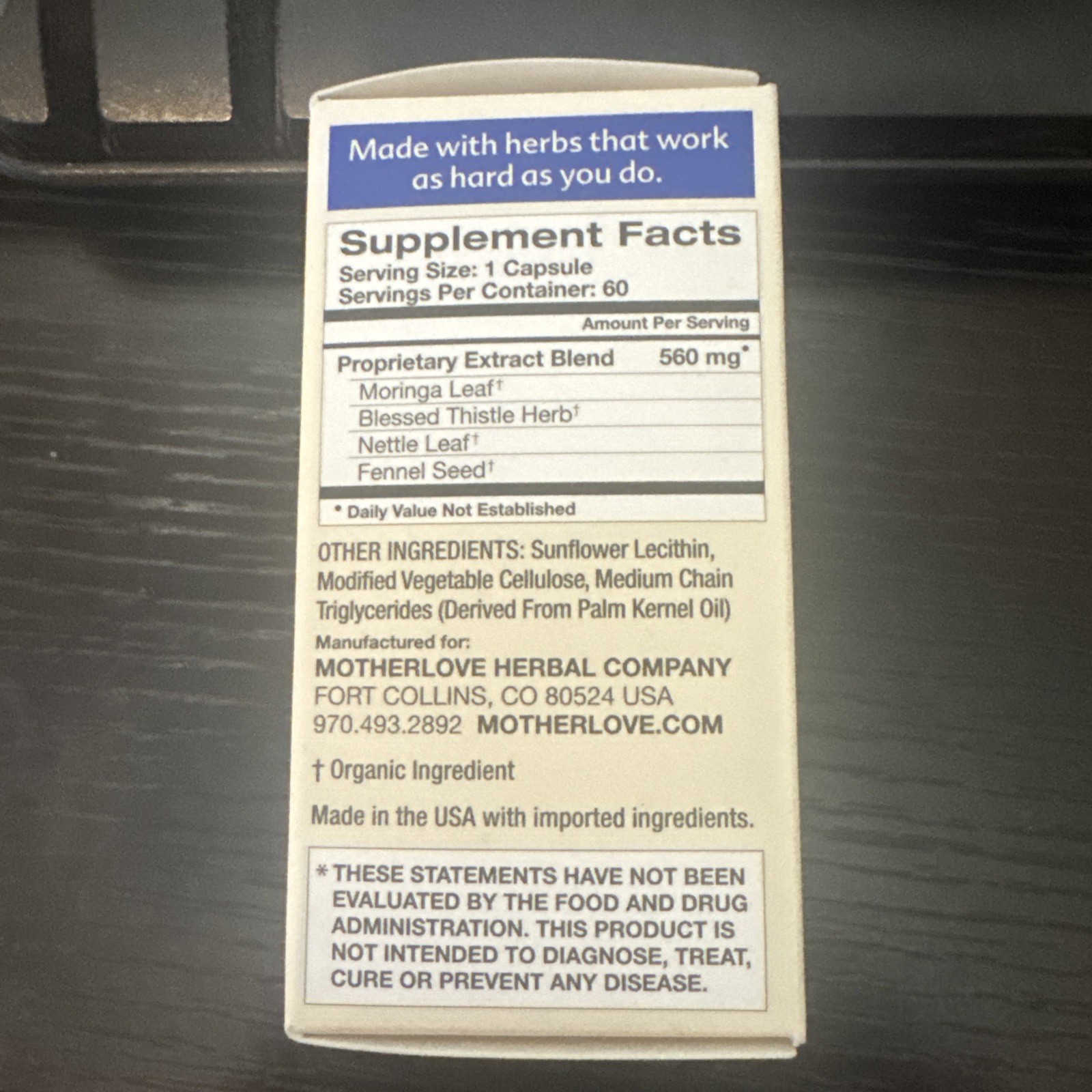 MotherLove MORE MILK MORINGA 60 Liquid Capsules Each – NEW Exp 07/2027 🔥