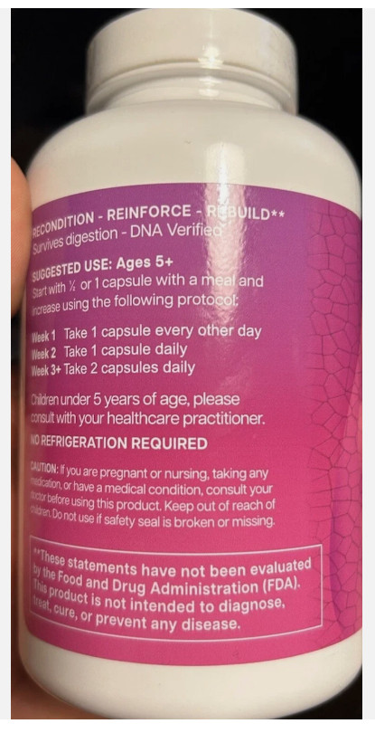 2 Packs Mega Sporebiotic 180 Capsules Microbiome Gut Health Probiotic Men Women.