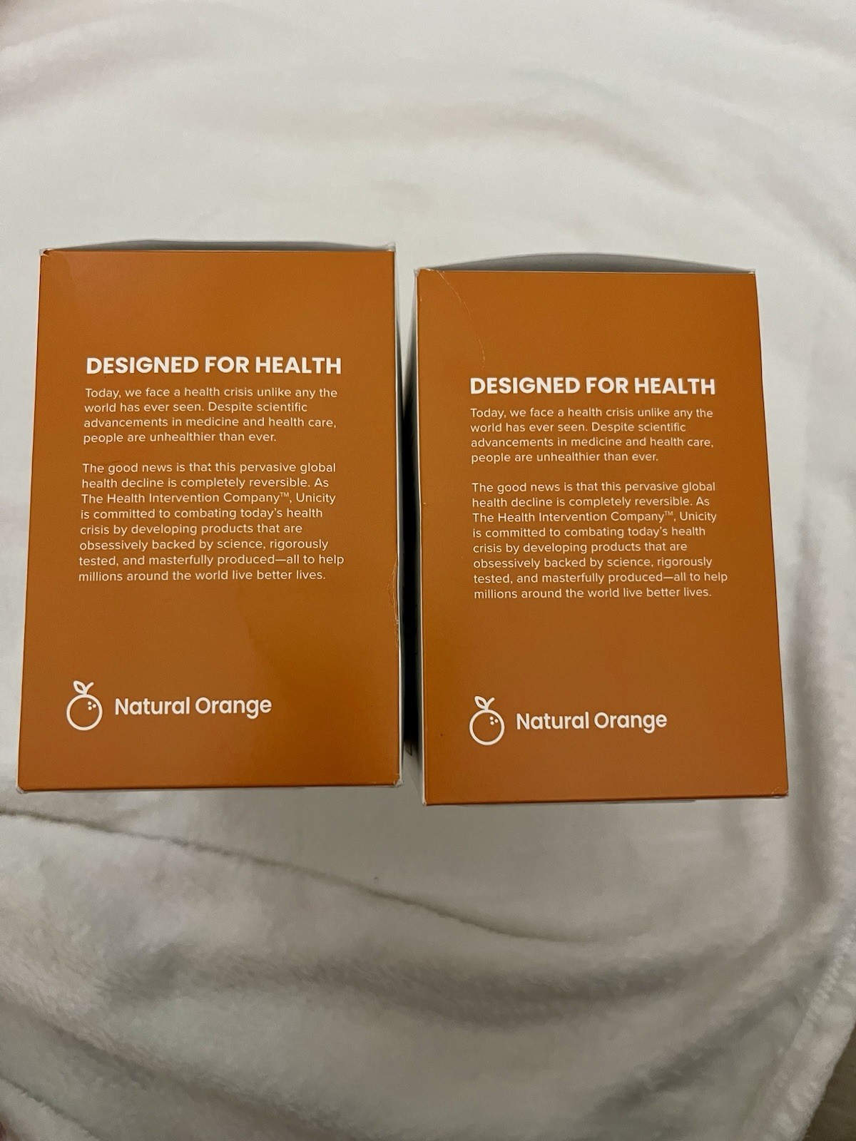 Unicity Balance Powder Drink Mix Natural Orange 30 Sticks 7.65 oz Gluten-Free
