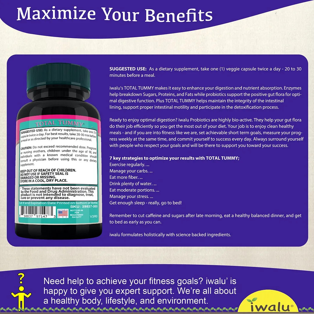 Probiotic Supplements | Best Supplement Capsule Pill Men Women FREE SHIP