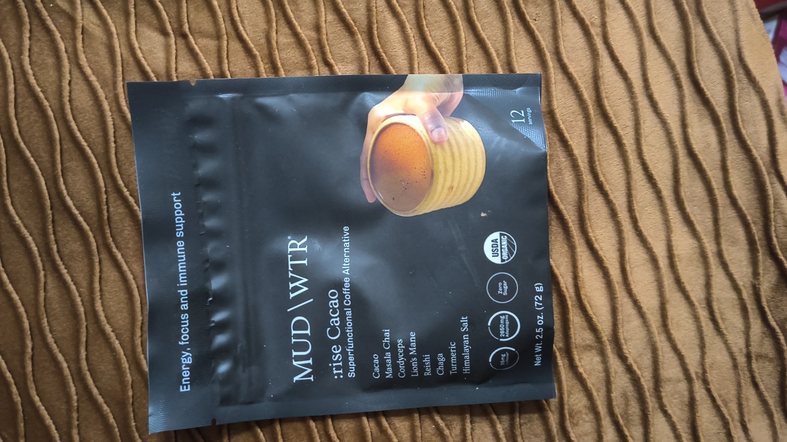 4 pack MUD WTR :rise Cacao Mushroom Coffee MUDWTR exp 5/27