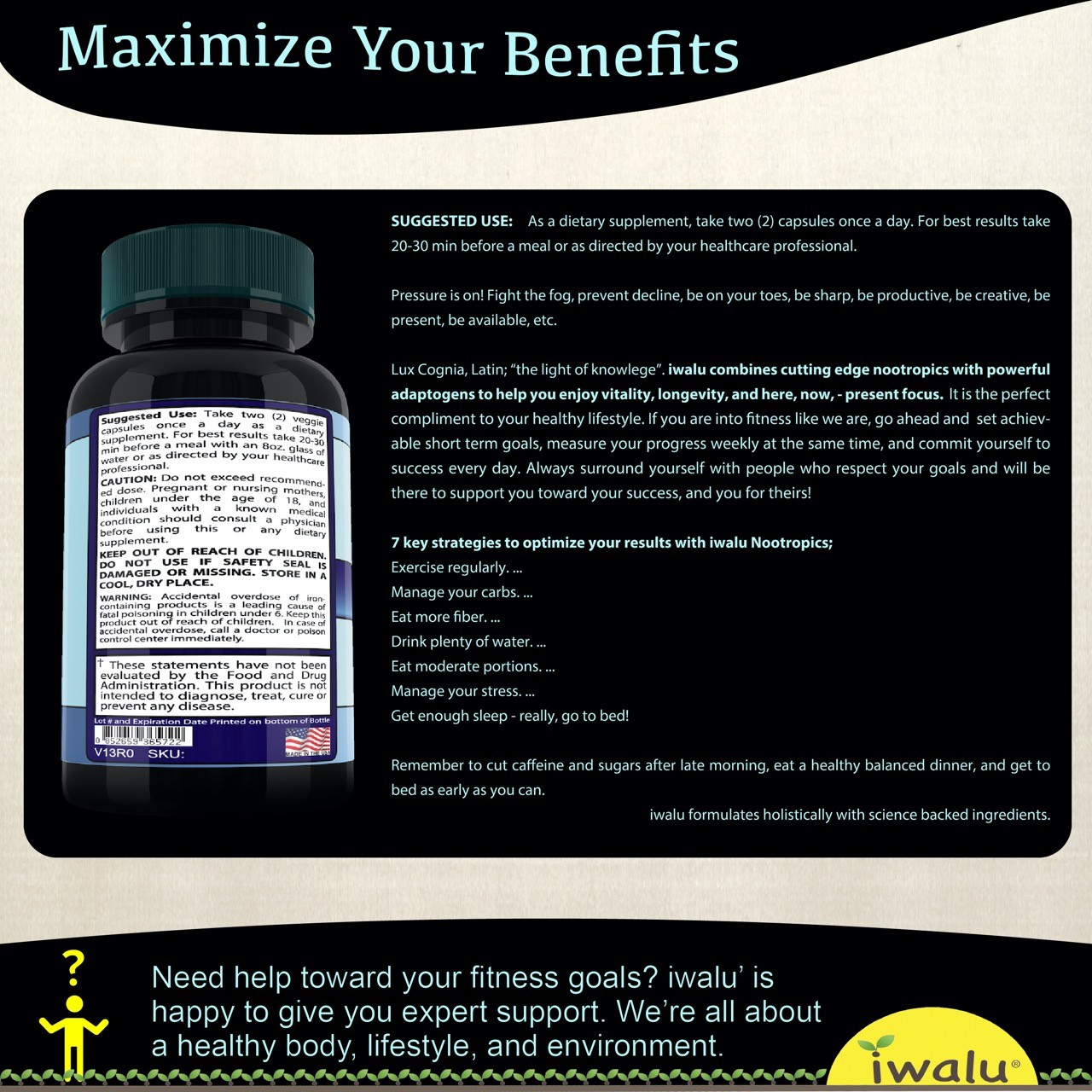 Best Cortisol Blocker, Reduce Stress – iwalu | *FAST FREE SHIPPING* Same Day