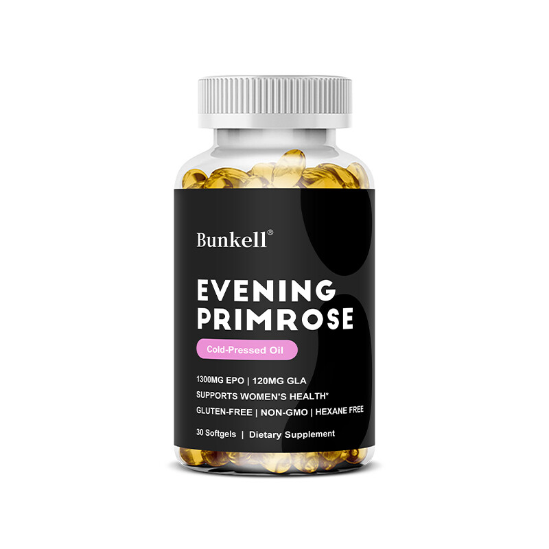 Evening Primrose Oil 1300 mg with GLA 30/60/120 Softgel Oil Supplement