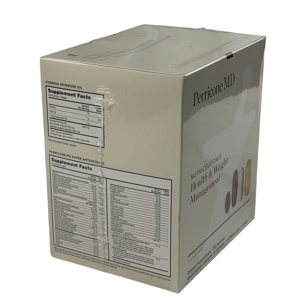 NEW – Perricone MD Health & Weight Management Nutriceuticals 90 Packets Exp 2028