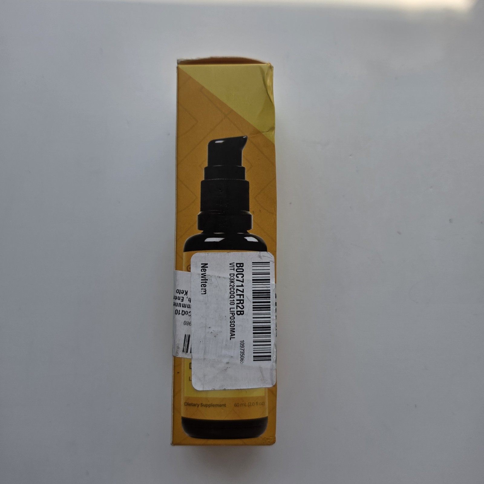 CYMBIOTIKA – D3+K2+CoQ10 Liquid – Tangerine Flavor – 60 ml/2.0 fl oz