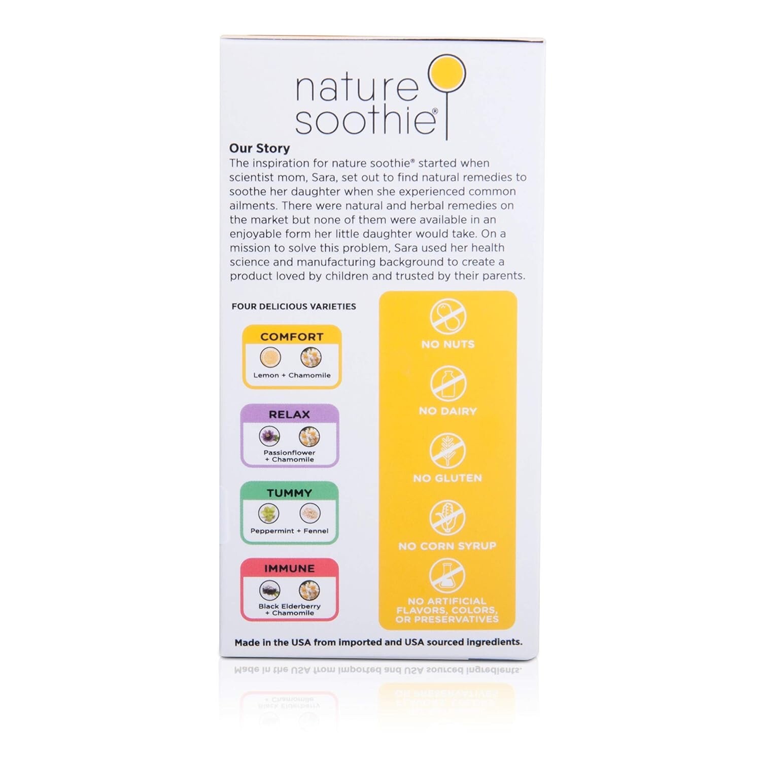 3 box Nature Soothie Comfort Soothie Honey Lollipops Lemon & Chamomile
