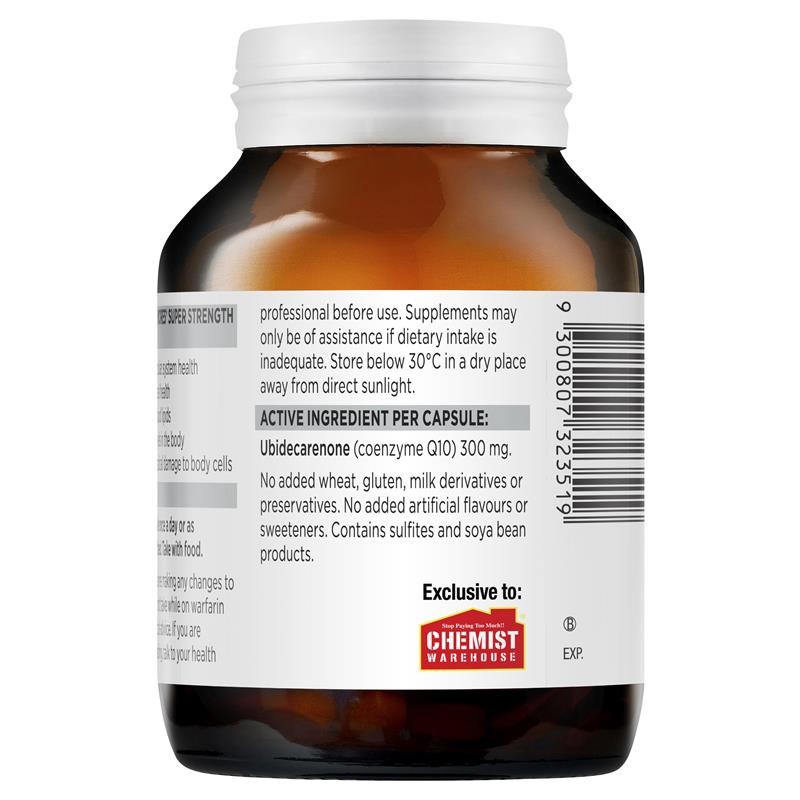 Super Strength CoQ10 300mg – Antioxidant & Heart Support – 5 Pack